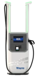 Example of the style and usability of Alvic EV charging units